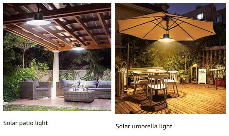 Comprar lámparas de techo solares para patio