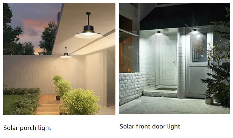 Lámparas de techo solares para exteriores Ip65